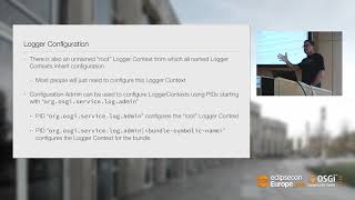 Integrating SLF4J and the new OSGi LogService 1.4 | EclipseCon Europe 2018