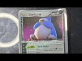 Rocket's Snorlax ex Day 1 of card repairs