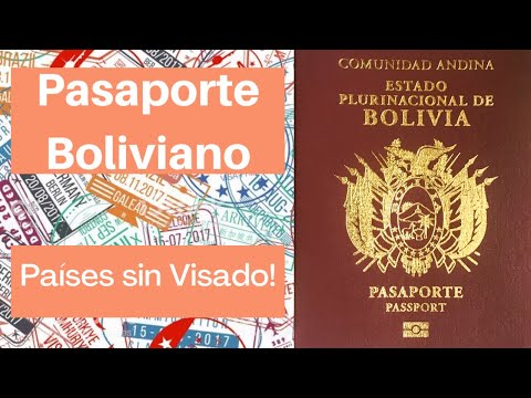 PASAPORTE BOLIVIANO / Requisitos ?? 79 Países nuevos sin VISA!