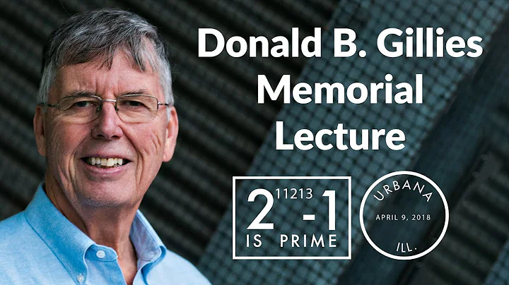 Donald B. Gillies Lecture: Dr. Michael Stonebraker