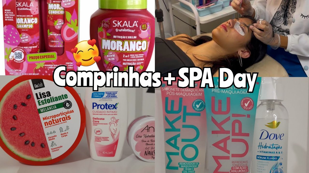 Vlog Comprinhas de Autocuidado + SPA Day