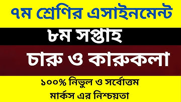 Class 7 Charu o karukola Assignment 8th week Amazing video