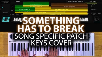 Something Has To Break MainStage patch keyboard cover- Red Rocks Worship
