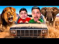 رحلة صيد الحيوانات في الصحراء