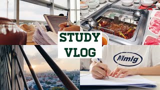 study vlog • online uni classes, assignments due, catching the sunrise and family time 