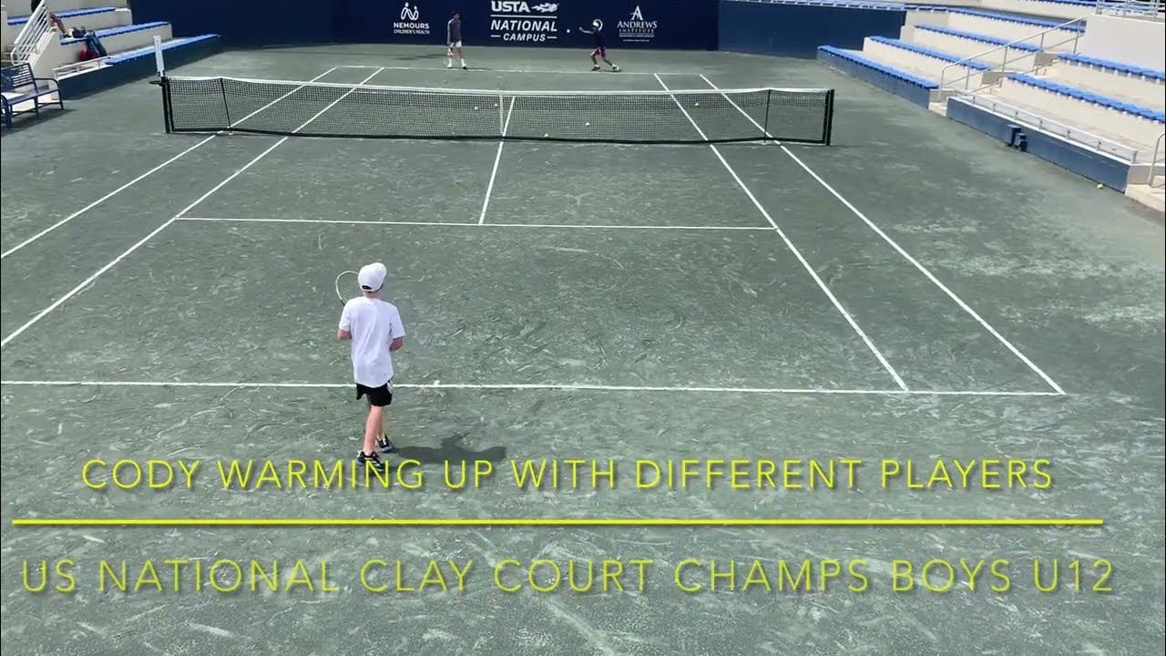 US Clay Court Championship Warm ups YouTube