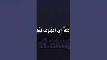 سوره لقمان القارئ ياسر الدوسري #ياسر_الدوسري #سورة_لقمان #قران_كريم