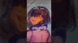 Render a drawing with me!  #art #digitalart #artist #originacharacter #ocartist #drawwithme