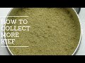 How to collect more kief from grinder