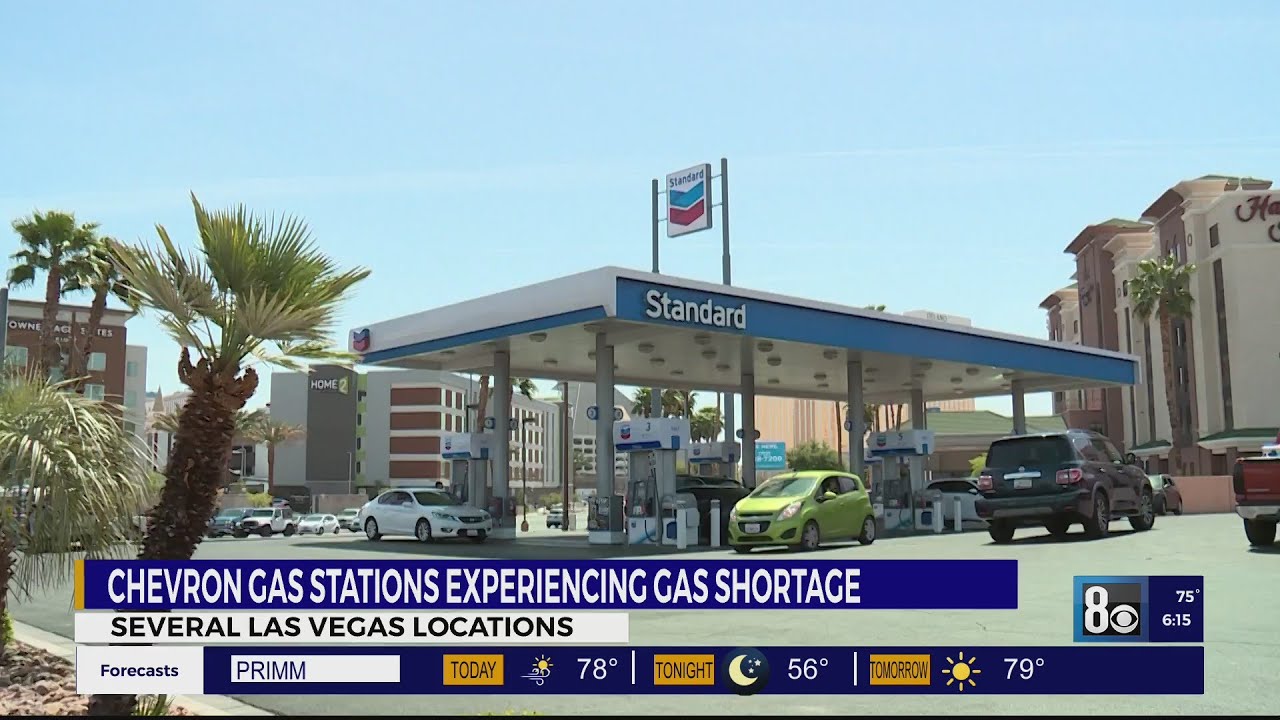 Chevron stations across Las Vegas valley report gas shortage YouTube