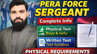 Famous PERA Force Sergeant Complete Information 2026 | Physical test | Written Test | Running | Syllabus Wealth