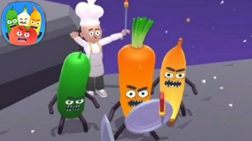 WORLD OF NEW AND FASCINATING videos : Hit Tomato 3D Knife Throwin#