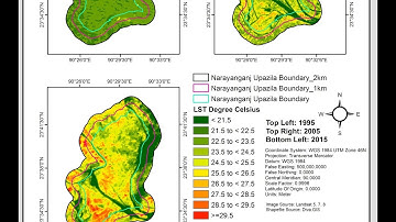 Land Surface Temperature (LST) Measurement Using ArcGIS 10.3 Landsat 7 data - 2