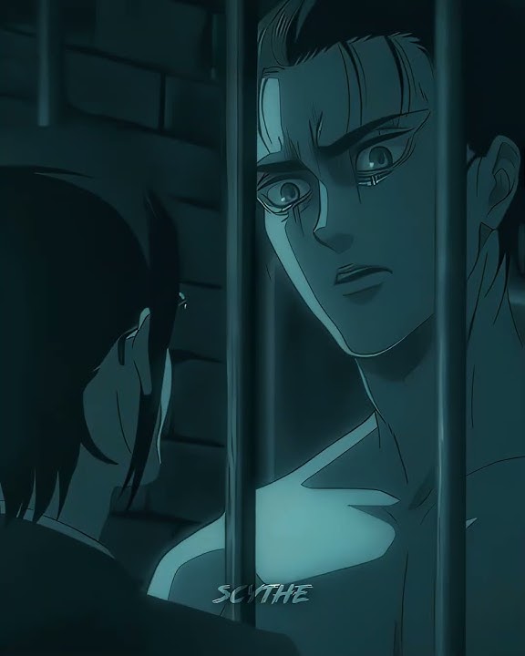 EREN PRISON SCENE | ATTACK ON TITAN 4K ANIME  - #aot #attackontitan #eren #trending