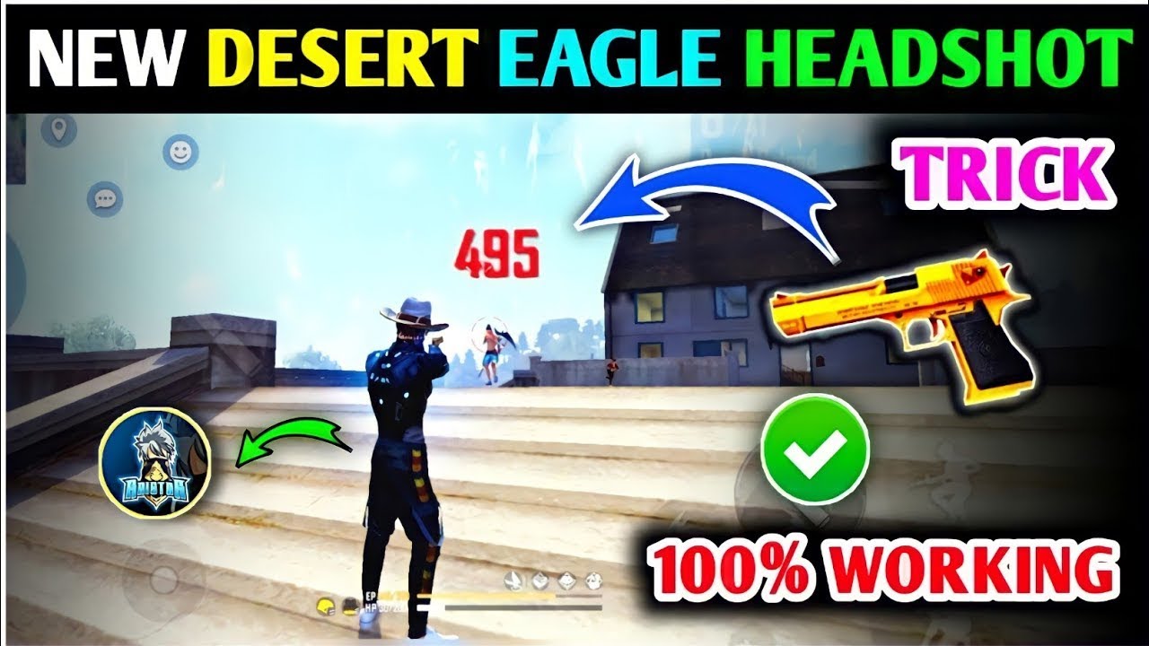 Desert Eagle One Tap Headshot Trick 🔥 | Desert Eagle Headshot Trick ...