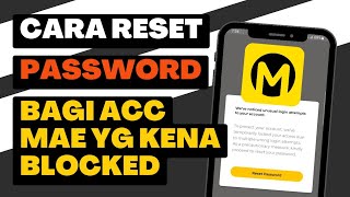 Cara Reset Password Maybank2u/MAE