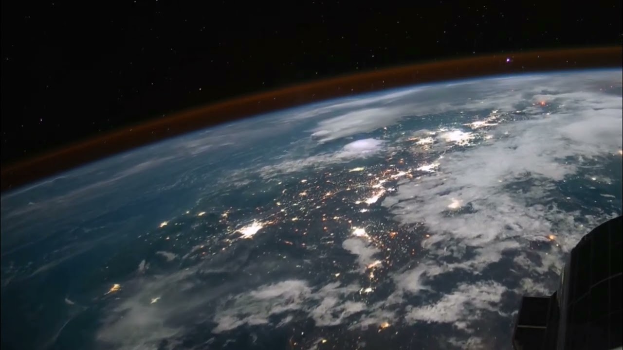 Night Earth Lights From Space | Stunning View
