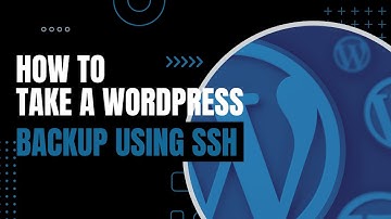 How to Backup WordPress Using SSH | WordPress Website Backup | SSH | #intermediate