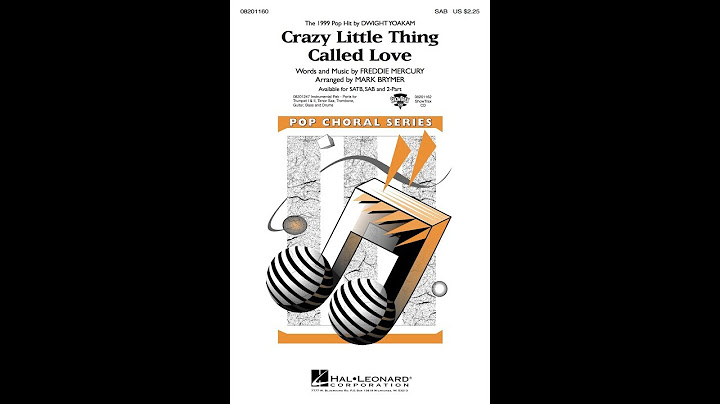 Crazy Little Thing Called Love (SAB Choir) - Arranged by Mark Brymer