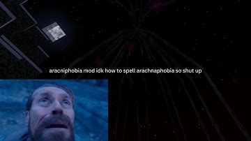 Minecraft added Arachnids?! (Minecraft Arachnophobia Mod.)