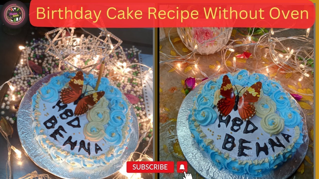 Vanilla Cake Recipe | Vanilla Cake Without Oven | How to Make Birthday Cake
