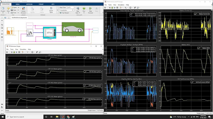 Design & Simulation of Hybrid Electric Vehicle (HEV) Using Matlab Simulink with Powertrain Blockset