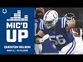 Quenton Nelson Mic'd Up Vs. The Falcons