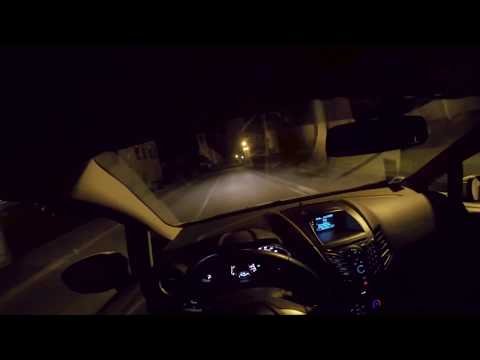 Night test Ford Fiesta ecoboost
