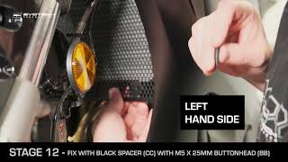 Fitting Guide Evotech Radiator Header Guard Set - Yamaha Yzf-R9 2025