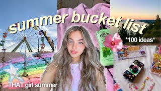 summer bucket list 🐚 100 ideas for having the best summer ever