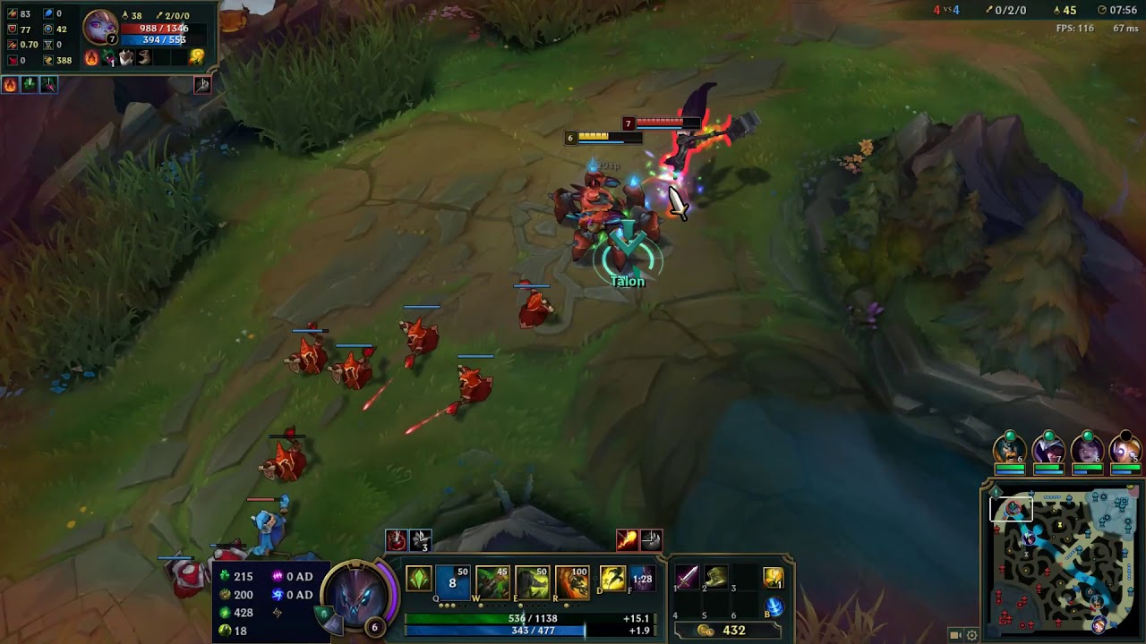 League of Legends Ft Urgot On Top (Game 2203 Patch 8.19)