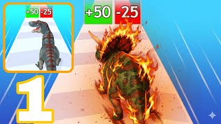Dinosaur Evolution Runner Game - Gameplay Walkthrough Part 1 (Android,iOS) screenshot 4