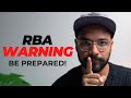 RBA Warning to Homeowners | Interest Rate Hikes Coming | Australian Property Investing