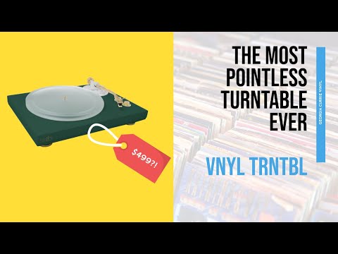 Nøjagtighed Afvise Sui This Turntable Should Not Exist | The VNYL TRNTBL - YouTube