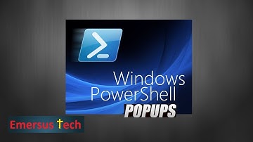 PowerShell POPUPS (Easy Peasy)