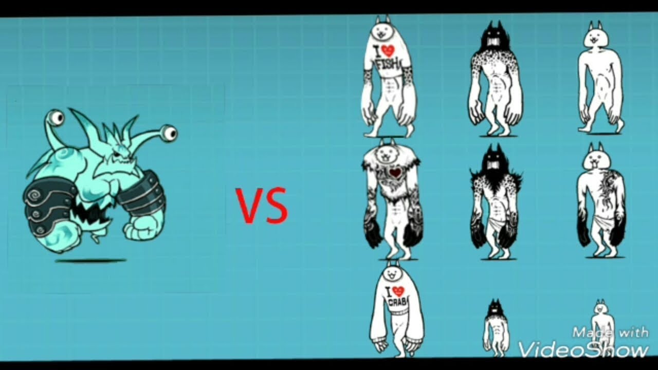 貓咪大戰爭 進擊的巨人貓_3型態 VS 異星噴噴