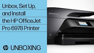 HP OfficeJet Pro 6970 All-in-One Printer Setup