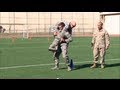 Airmen Try the Marine Corps Combat Fitness Test