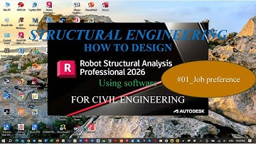 #01 Job preference (Robot) #autocad #adaptptrc #cadsoftware #excel #mathcad #robot #ETABS #sketchup