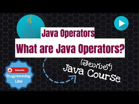 What are Java Operators? (Java Course)