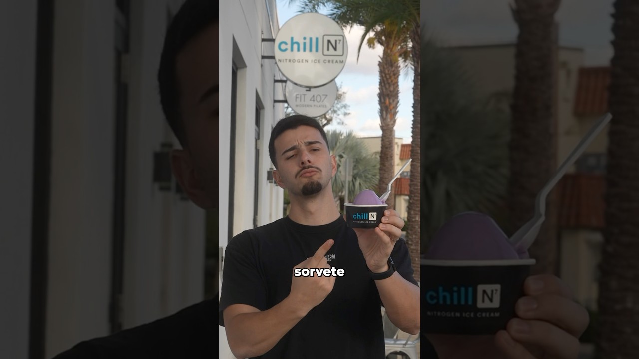 Comi o Sorvete de Nitrogênio