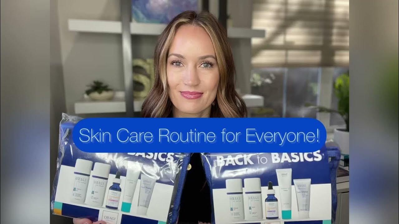 Obagi skin care routine Back to Basics YouTube
