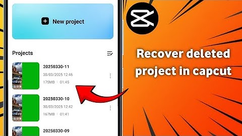 How To Recover Deleted Project In Capcut (Full Guide 2025)