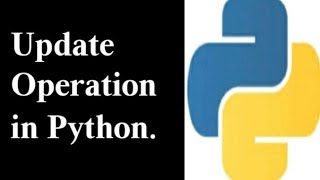 Updation Operation in Array in Python.