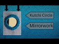 Mirrorwork design | Kutchi mirrorwork design | Mirrorwork tutorial |