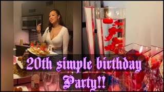 20th birthday celebration ideas for my daughter !!🎂❤️😍
