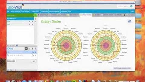 Bio-Well Tutorial: Energy Status View Features