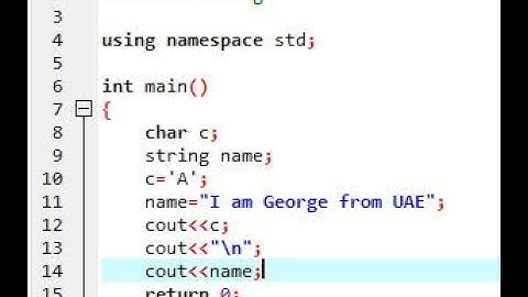 Char, String and Boolean Data Type in C++