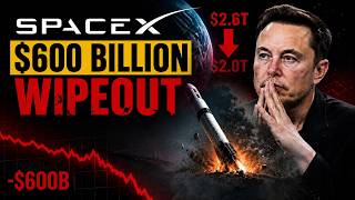 SpaceX Stock Just Crashed : $600 Billion Wipeout
