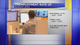 Unemployment rate up